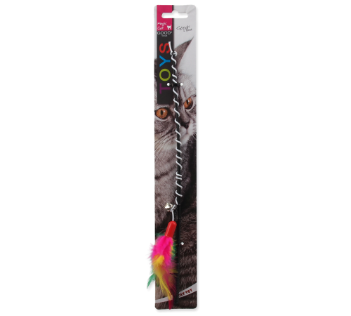 Magic Cat Toy with Mouse and Tail - іграшка для котів вудка з мишкою 30см 