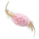 Magic Cat Chenille ball with feathers and catnip mix colour - іграшка для котів овал з пір'ям та м'ятою, 20см