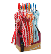 Magic Cat - іграшка вудка для котів, бавовняна мишка з довгим хвостиком і дзвіночком, 45см