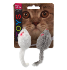 Magic Cat Toy Mice Rattling with Catnip - іграшка для котів миші з котячою м'ятою, 11см, 2шт