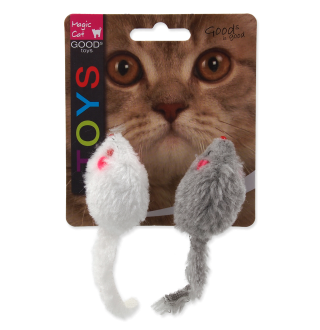 Magic Cat Toy Mice Rattling with Catnip - іграшка для котів миші з котячою м'ятою, 11см, 2шт