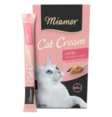 Miamor Cat Cream Lachs - ласощі крем-мус для зміцнення імунної системи у котів, 90г