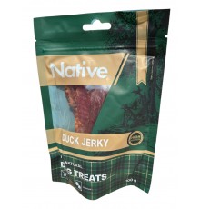 Native Duck Jerky - ласощі для собак в'ялена качка, 100г
