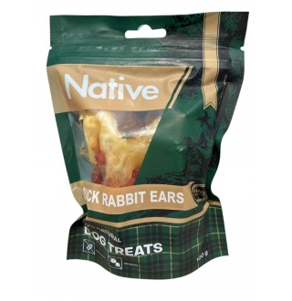 Native Duck Rabbit Ears - ласощі для собак кролячі вушка з качкою, 100г