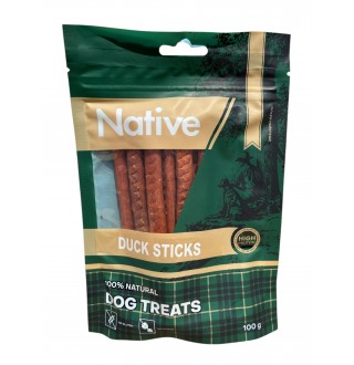 Native Duck Sticks - ласощі для собак качині палички, 100г