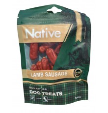 Native Lamb Sausage - ласощі для собак сосиски з ягня, 100г