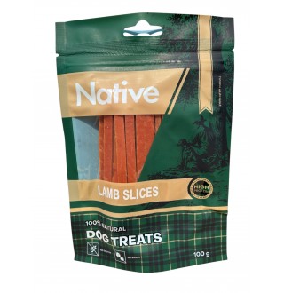 Native Lamb Slice - ласощі для собак скибочки з ягня, 100г