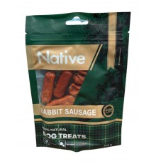 Native Rabbit Sausage - ласощі для собак кролячі сосиски, 100г