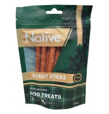 Native Rabbit Sticks - ласощі для собак кролячі палички, 100г