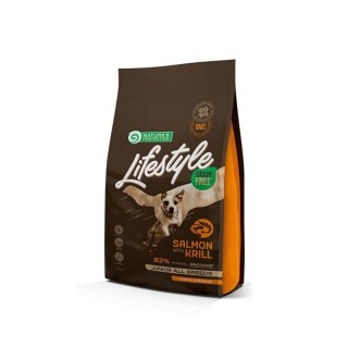 Nature's Protection Lifestyle Grain Free Salmon with Krill Junior All Breeds - сухий беззерновой корм з м'ясом лосося для цуценят і юніорів всіх порід , 1,5кг