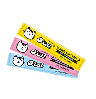 O'Cat Lickable Cat Treats - ласощі-мус для котів, 12г