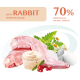 OptiMeal Adult Cats Rabbit in White sauce – консервований корм із кроликом у білому соусі для дорослих котів, 85г