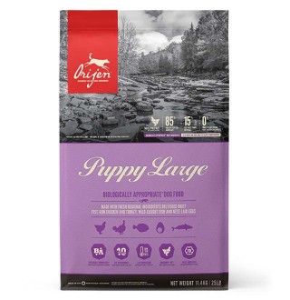Orijen Puppy Large - сухий корм з м'ясом курчат і індички для цуценят великих порід, 11,4кг