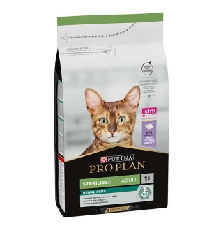 Purina Pro Plan Sterilised Adult Renal Plus - сухий корм з індичкою для стерилізованих котів, 1,5кг