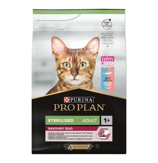 Purina Pro Plan Sterilised Adult Cod and Trout - сухий корм з тріскою та фореллю для стерилізованих дорослих котів, 3кг