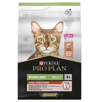 Purina Pro Plan Sterilised Adult Vital Functions - сухий корм з лососем для стерилізованих дорослих котів, 3кг