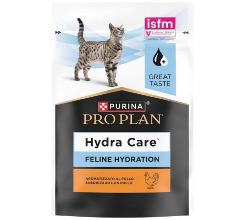 Purina Pro Plan Hydra Care - консервований додатковий корм зі смаком курки, що сприяє збільшенню споживання рідини та розрідженню сечі для котів, 750г