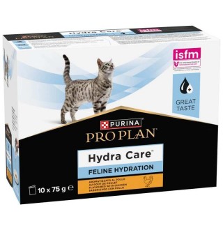 Purina Pro Plan Hydra Care - консервований додатковий корм зі смаком курки, що сприяє збільшенню споживання рідини та розрідженню сечі для котів, 750г