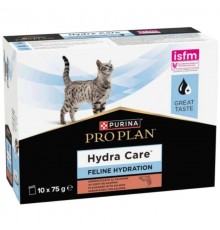 Purina Pro Plan Hydra Care - консервований додатковий корм зі смаком лосося, що сприяє збільшенню споживання рідини та розрідженню сечі для котів, 750г