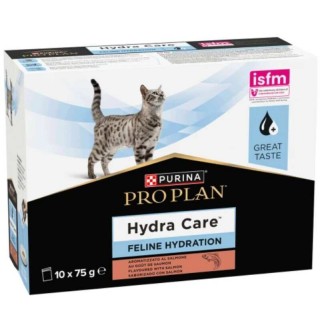 Purina Pro Plan Hydra Care - консервований додатковий корм зі смаком лосося, що сприяє збільшенню споживання рідини та розрідженню сечі для котів, 750г