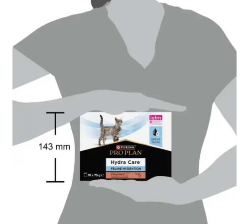 Purina Pro Plan Hydra Care - консервований додатковий корм зі смаком лосося, що сприяє збільшенню споживання рідини та розрідженню сечі для котів, 750г