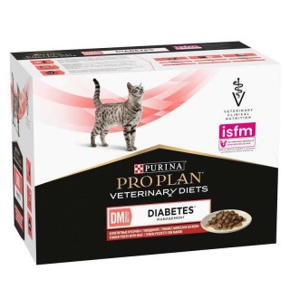 Purina Pro Plan Veterinary Diets DM ST/OX Diabetes Managment - консервований корм з яловичиною для дорослих котів, які хворіють на цукровий діабет, 850г