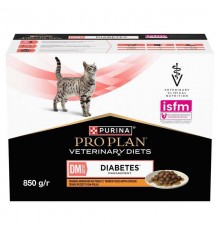 Purina Pro Plan Veterinary Diets DM ST/OX Diabetes Managment - консервований корм із куркою для дорослих котів, які хворіють на цукровий діабет, 850г