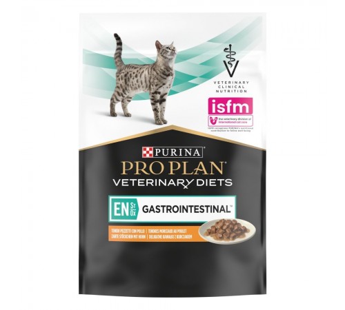 Purina Pro Plan Veterinary Diets EN St/Ox Gastrointestinal Feline Chicken - консервований корм з куркою котам для зменшення розладів кишкової абсорбції, 850г