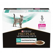Purina Pro Plan Veterinary Diets EN St/Ox Gastrointestinal Feline Salmon - консервований корм з лососем котам та кошенятам для зменшення розладів кишкової обсорбції, 850г