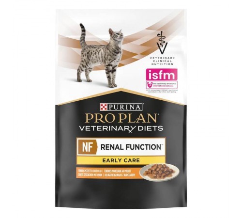 Purina Pro Plan Veterinary Diets NF Renal Function Early Care - консервований корм з куркою для котів з початковою стадією патологією нирок, 850г