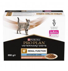 Purina Pro Plan Veterinary Diets NF Renal Function Feline Salmon - консервований корм з лососем для котів при патології нирок, 850г
