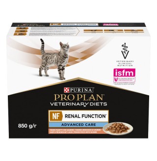 Purina Pro Plan Veterinary Diets NF Renal Function Feline Salmon - консервований корм з лососем для котів при патології нирок, 850г