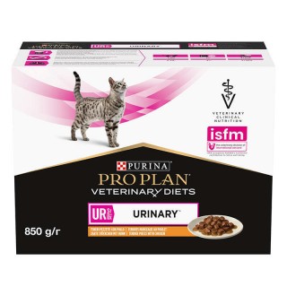 Purina Pro Plan Veterinary Diets UR St/Ox Urinary Chicken - консервований корм з куркою для розчинення та зменшення утворення струвітних каменів у котів, 850г