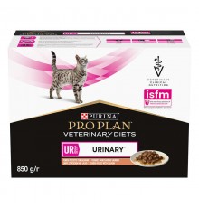 Purina Pro Plan Veterinary Diets UR St/Ox Urinary Salmon - консервований корм для котів з лососем для розчинення та зниження утворення струвітних каменів, 850г