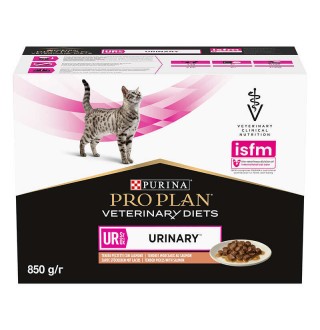 Purina Pro Plan Veterinary Diets UR St/Ox Urinary Salmon - консервований корм для котів з лососем для розчинення та зниження утворення струвітних каменів, 850г