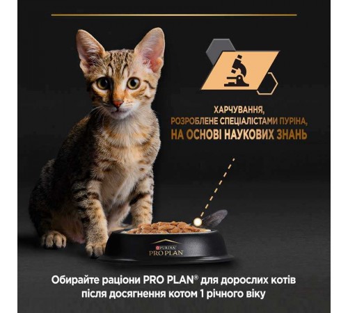 Purina Pro Plan Baby Kitten Healthy Start Chiken - консервований корм-мус з куркою для кошенят після відлучення від матері, 85г