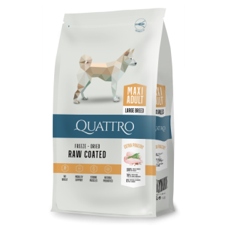 Quattro Maxi Adult Сhicken - корм для дорослих собак великих порід з куркою 12 кг