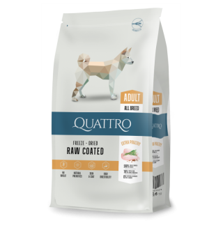 Quattro Adult All Breed Chicken - корм для дорослих собак всіх порід з куркою 12 кг