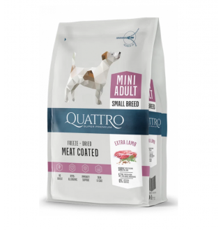 Quattro Adult Mini Lamb - корм для дорослих собак дрібних порід з ягням 7 кг