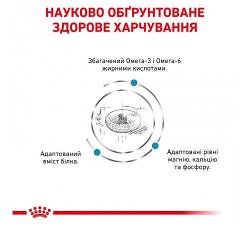 Royal Canin Skin&Coat Cat - ветеринарна дієта для котів після стерилизації при дерматозі та випадінні шерсті 3,5 кг
