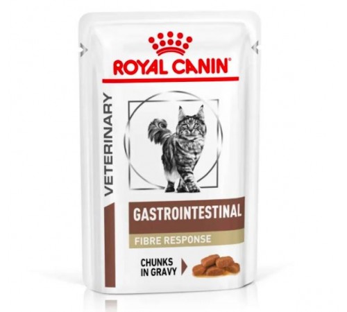 Royal Canin Gastrointestinal Fibre Response - консервований корм шматочки в соусі для котів при порушенні травлення, 85г
