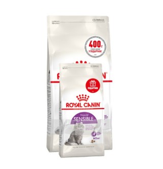 Royal Canin Sensible 33 - сухий корм з птицею для котів з чутливою травною системою, акція 2,400кг