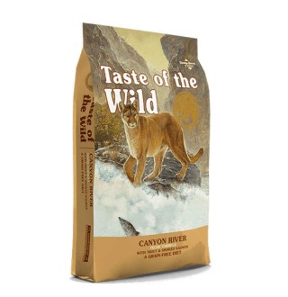 Taste of the Wild Canyon River Feline Formula - сухий корм з фореллю та копченим лососем для котів, 6,6кг