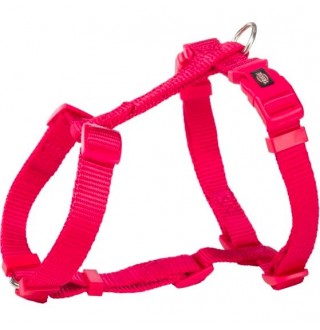 Шлея Trixie Premium H-Harness для собак, 30-44 см, 10 мм, розмір XS-S, фуксія