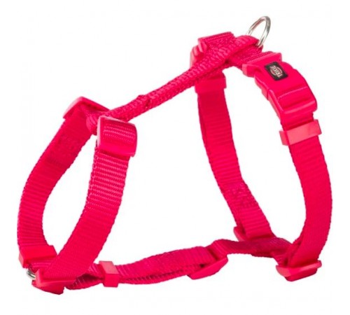Шлея Trixie Premium H-Harness для собак, 30-44 см, 10 мм, розмір XS-S, фуксія