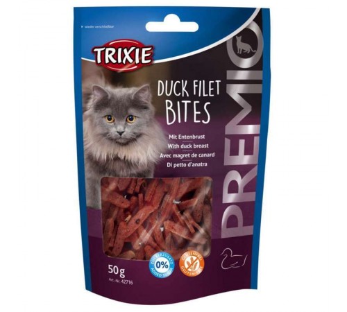Trixie Premio Duck Filet Bites - ласощі філе з качкою для котів, 50г