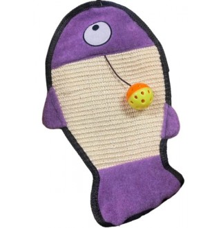 UniZoo Рибка - кігтеточка сизаль на підвісі 46x24cм