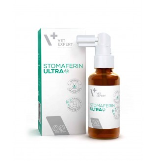 VetExpert Stomaferin Ultra - гель для підтримання здоров'я ротової порожнини у котів і собак, 30 мл