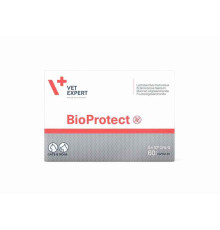 VetExpert BioProtect - харчова добавка для собак і котів з дисбалансом мікрофлори шлунково-кишкового тракту, 60шт