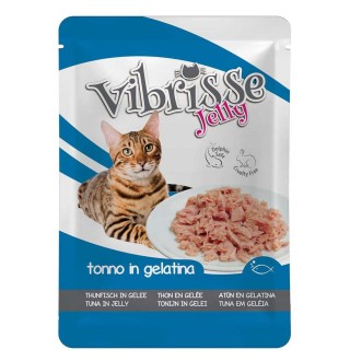Vibrisse Jelly Tuna - вологий корм для дорослих котів тунець в желе, 70г